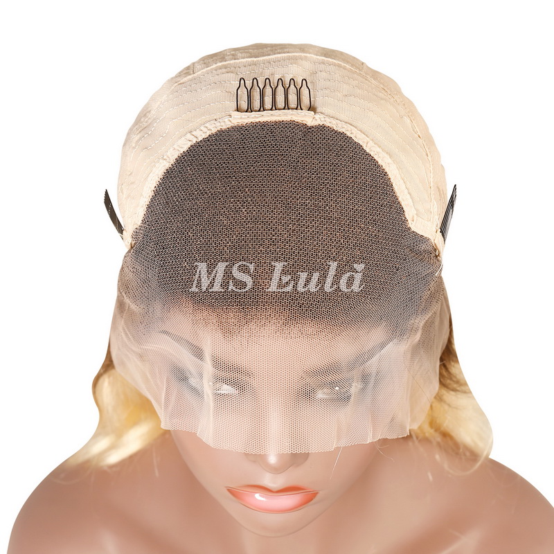 Mslula 1b/613 Color Ombre Root 13x4 Transparent Lace Front Wigs Body Wave - 图片 8